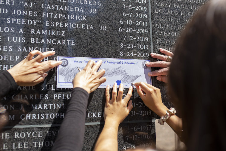 2021 Memorial wall